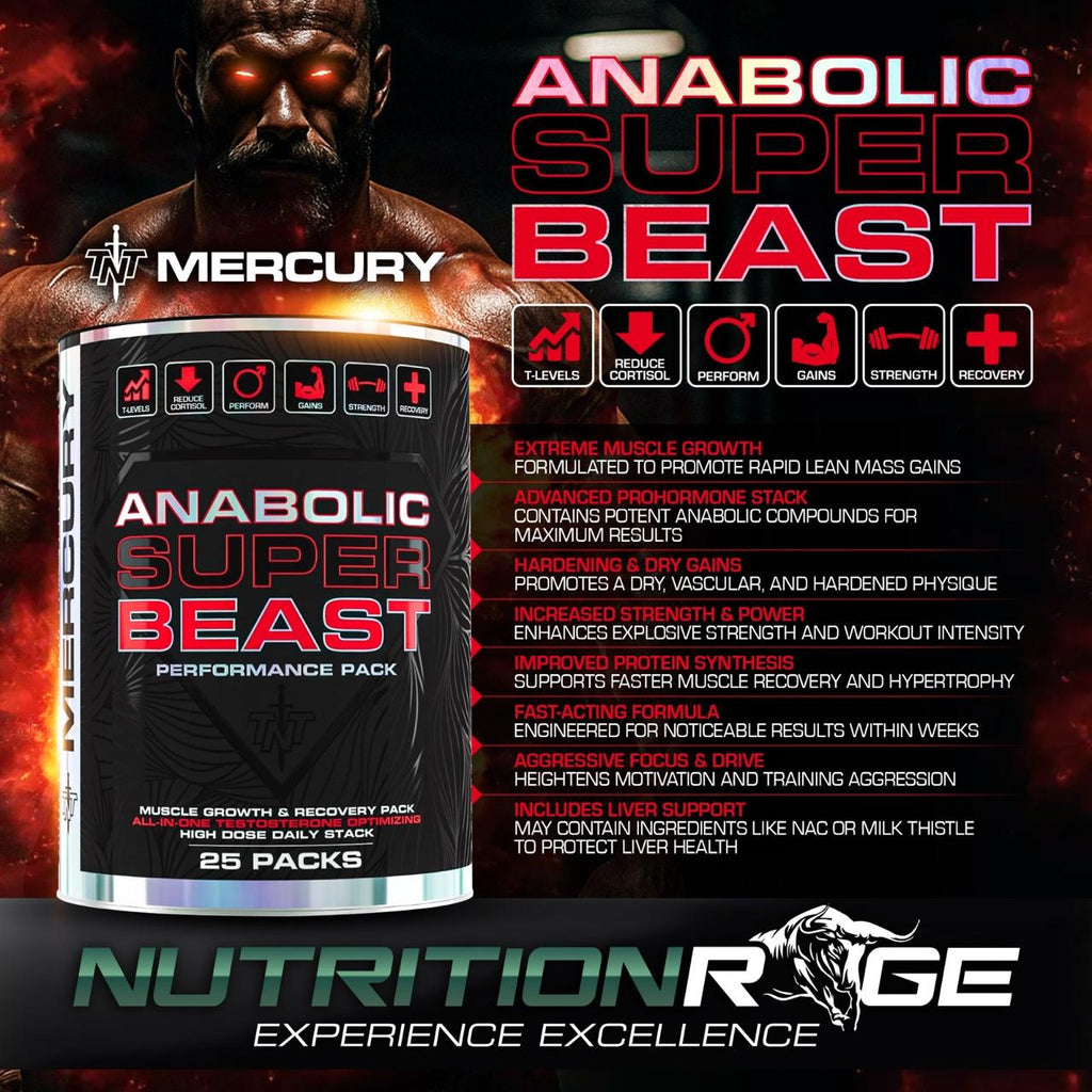Tnt Mercury Anabolic Super Beast (25 Packs)