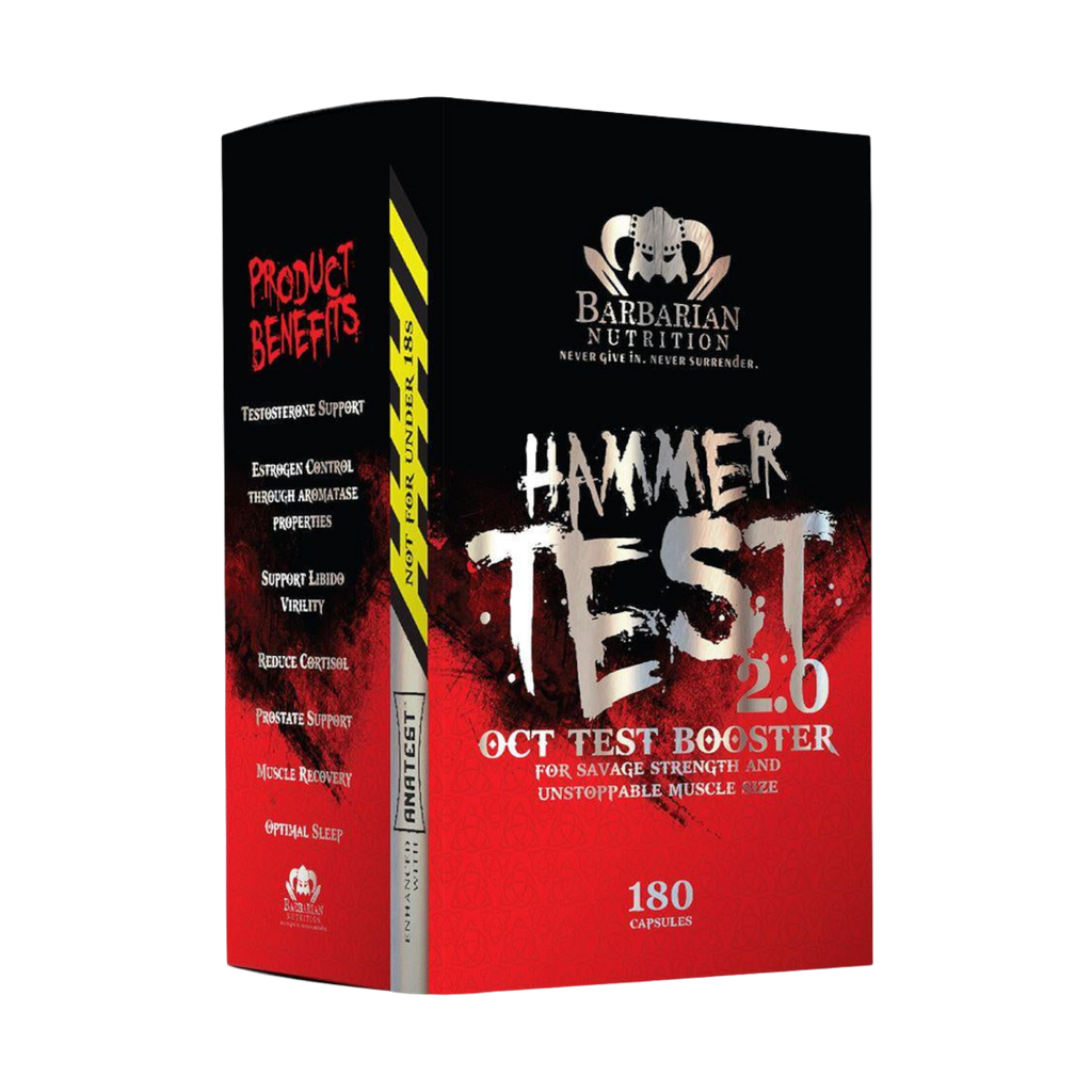 Barbarian Nutrition Hammer Test 2.0 (180 Caps)
